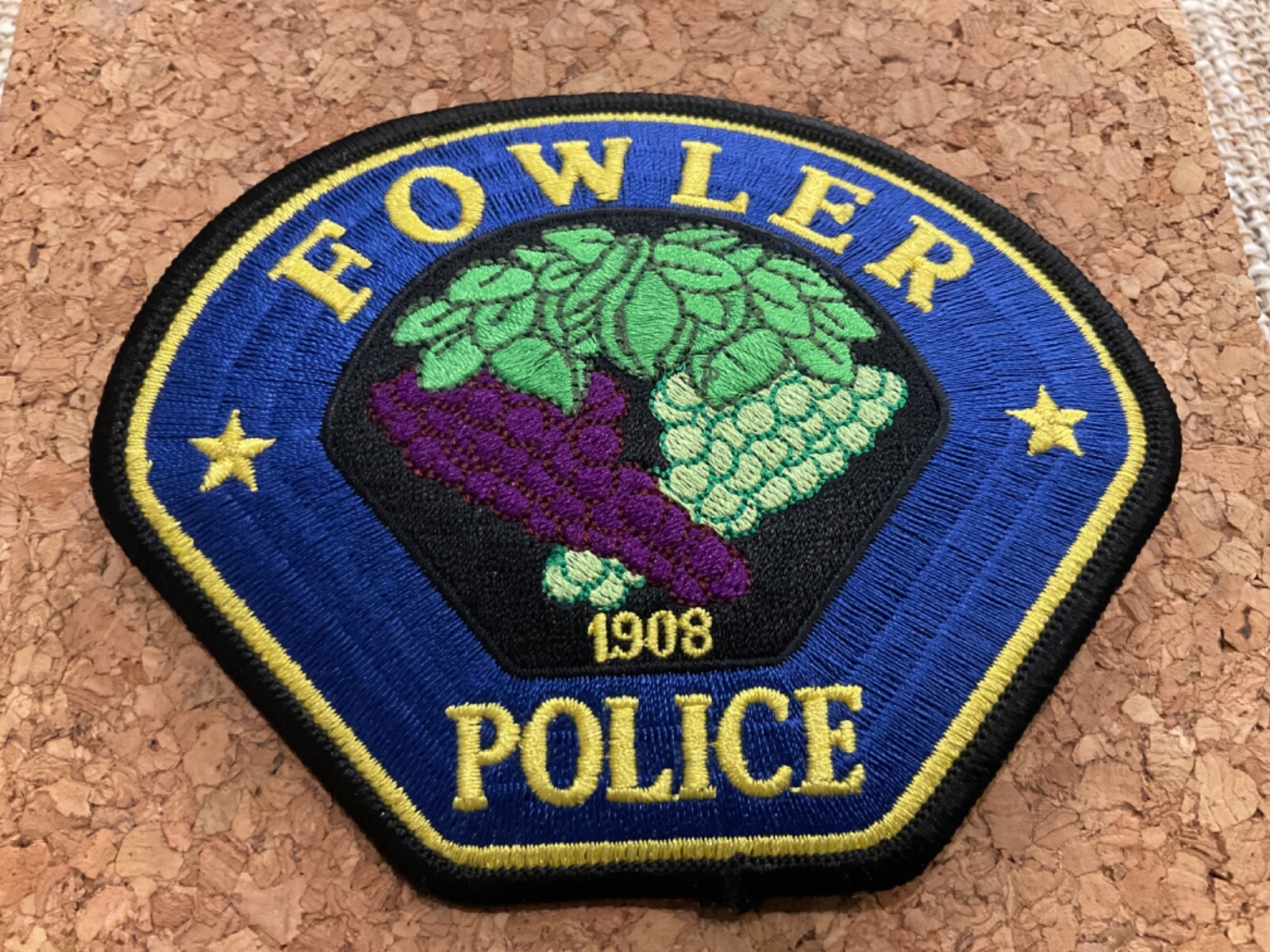 Fowler Police State California CA Grapes