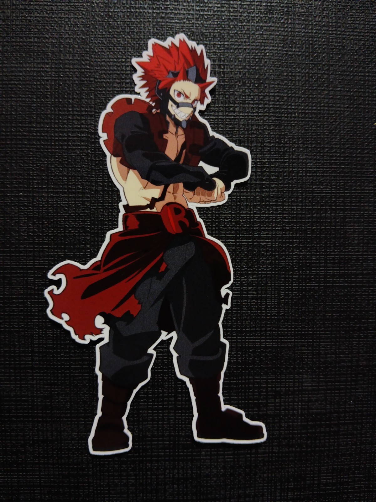 Red Riot Eijiro Kirishima My Hero Academia Glossy Sticker Anime Waterproof!