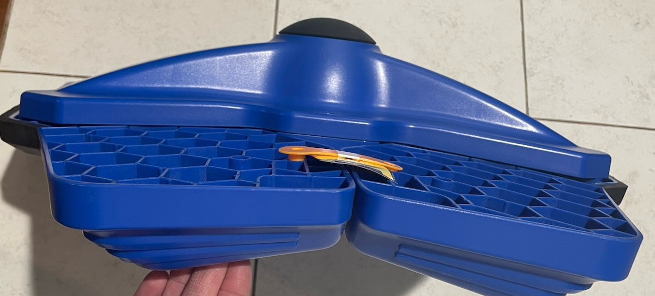 Stealth GO Plank Trainer Non-Slip Padded Core Abdominal Exerciser Blue