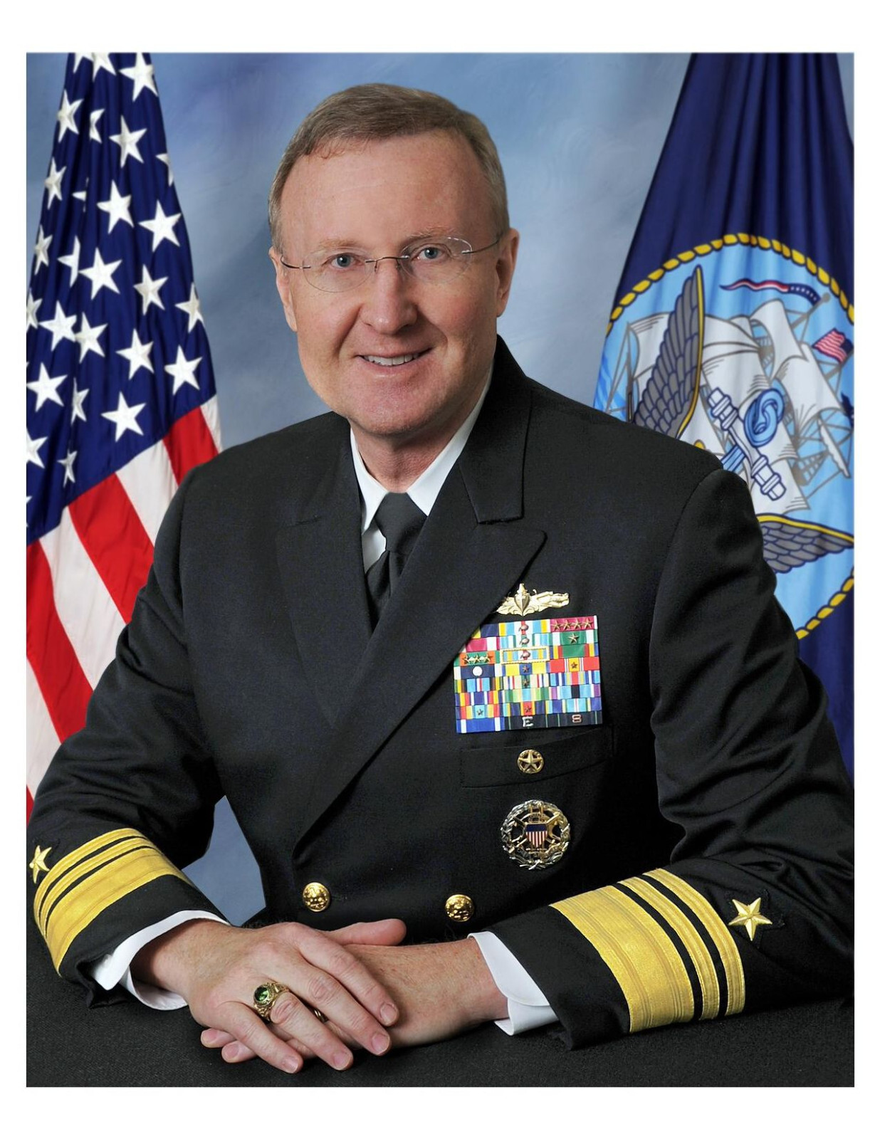 United States Navy Admiral Edmund Frank Craig Pandolfe 8x10 Photo On 8.5" x 11"