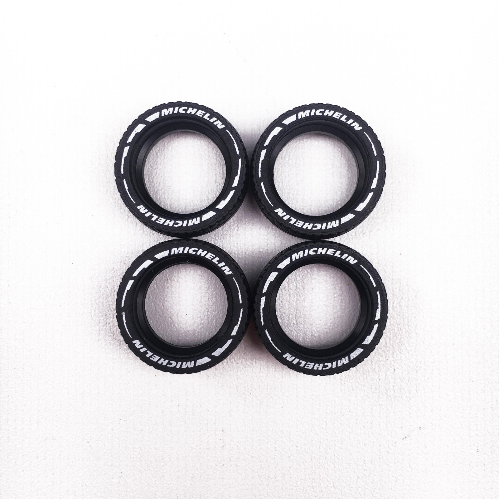 Custom 4 pcs MOC printing tires 18977 for Lego Speed Champions size cars, V1-W