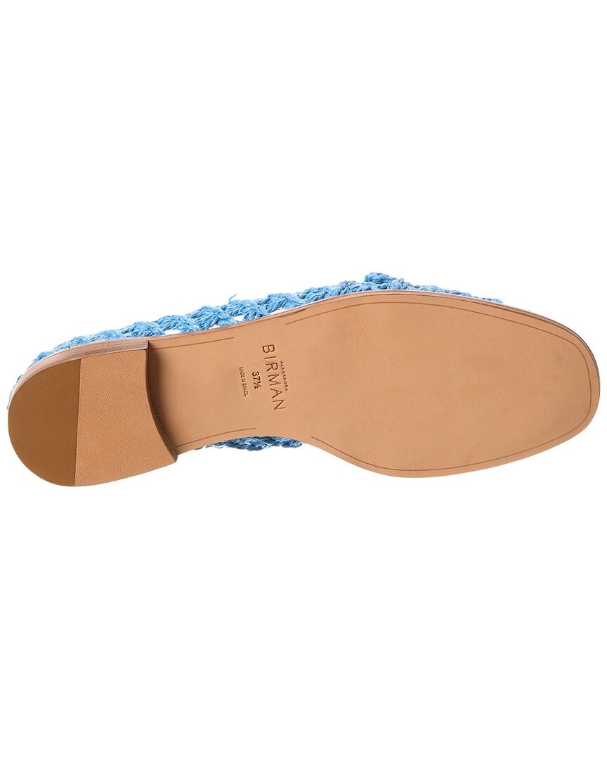 Alexandre Birman Clarita Raffia Flat Women's 36