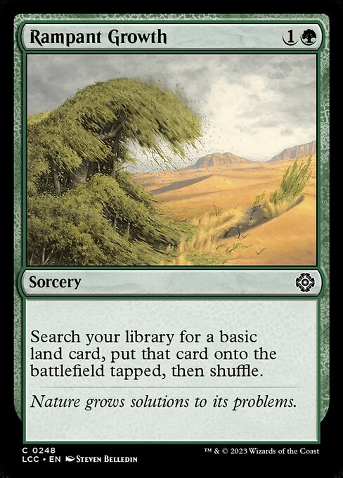 Rampant Growth 248 C Normal LCC MTG NM