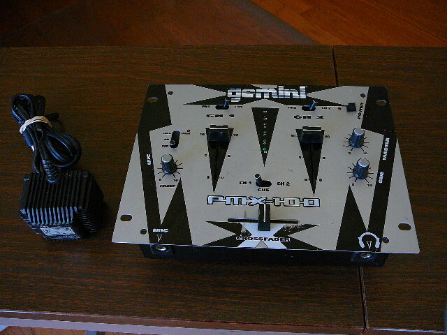 Gemini PMX-100 DJ Mixer Included the AC Adapter Tested Great Working Condition