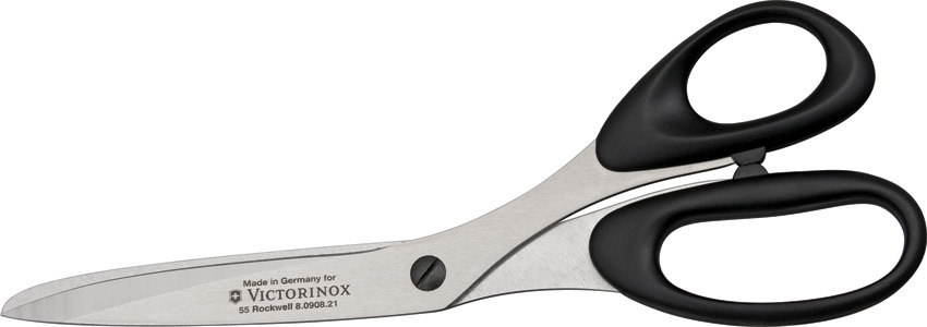 VICTORINOX Household Scissors / Shears - Angled 8.5" Overall Stainless - Germany