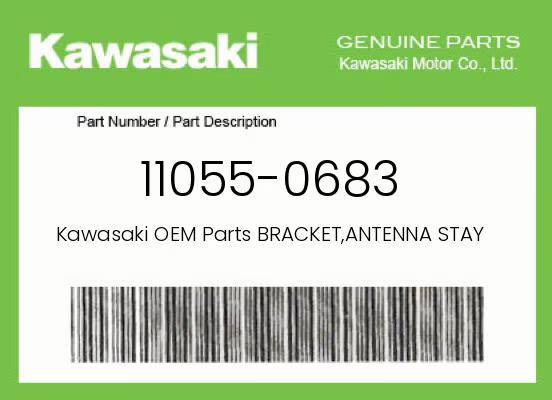 Kawasaki Genuine Bracket,Antenna Stay - 11055-0683