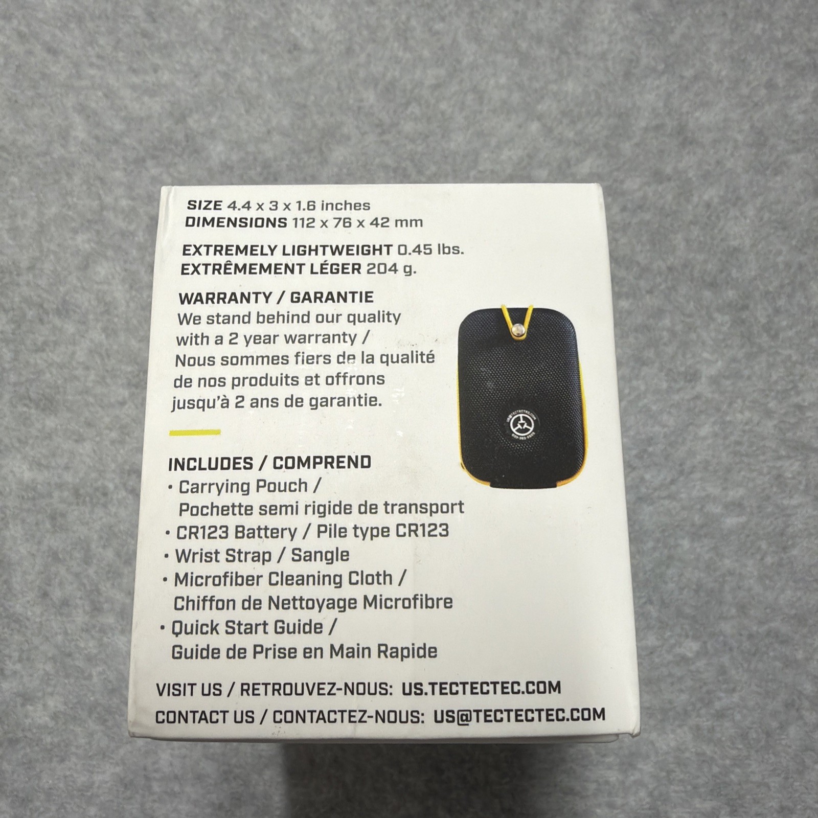 TecTecTec ULT-S Pro with Stabilization Golf Rangefinder with TOLED Display
