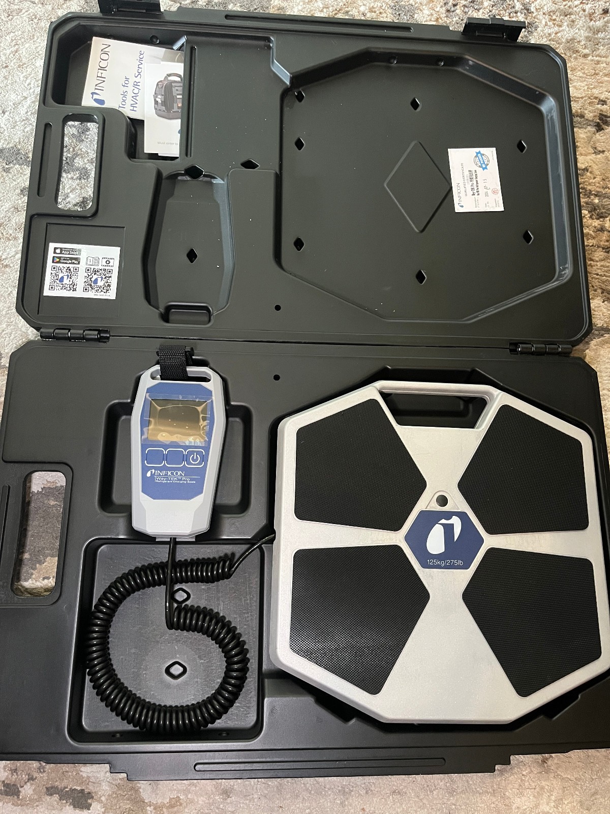 INFICON Wey-TEK Pro Refrigerant Charging Scale