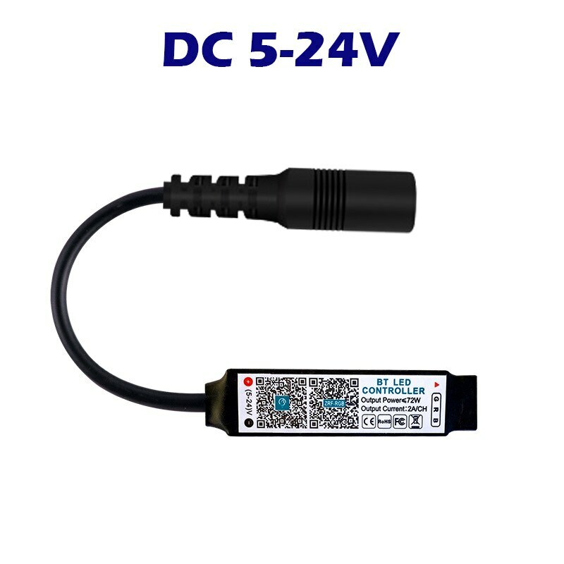 LED Strip Light Controller RGB APP Smart Bluetooth Music Control DC5-24V Dimmer