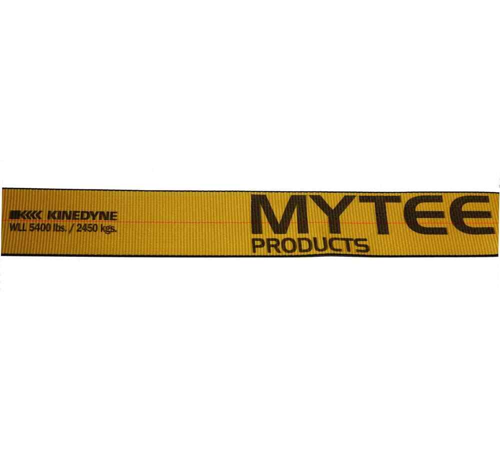 (4 Pack) 4" x 40' Winch Strap with Flat Hook - Kinedyne, Gold