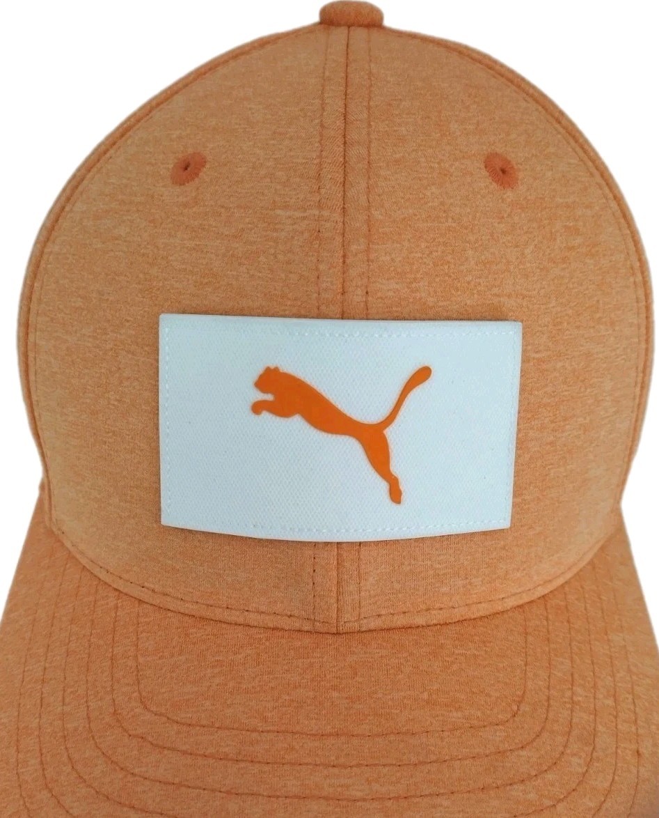 PUMA Golf Hat Peach Color Snapback Polyester Microfiber