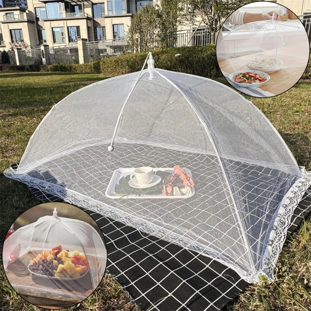 1PCS Dining table cover vegetable cover home foldable table cover new dust 2025
