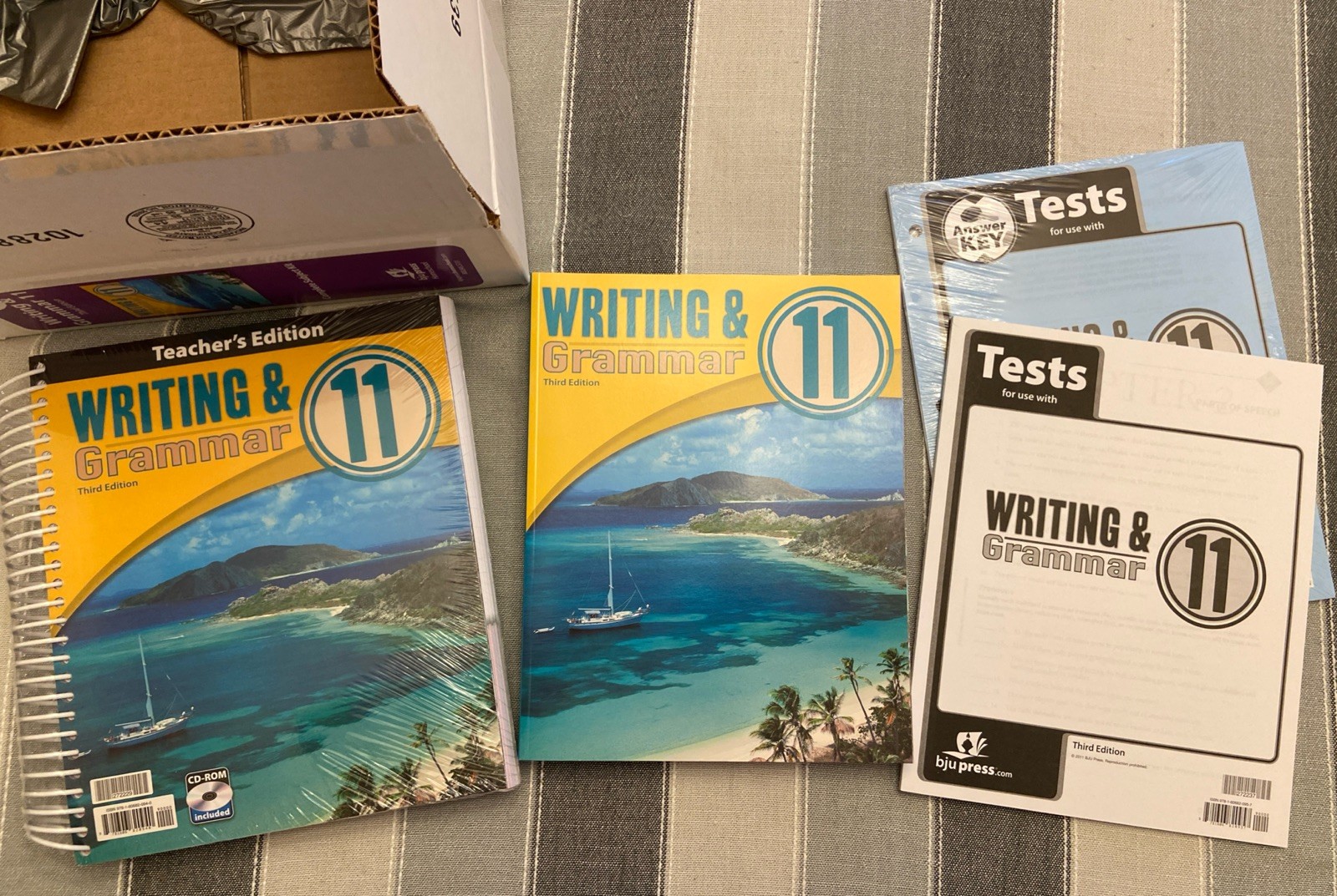 BJU Press 11th grade English 11 WRITING & GRAMMAR Complete Subject Kit 3rdEd +CD