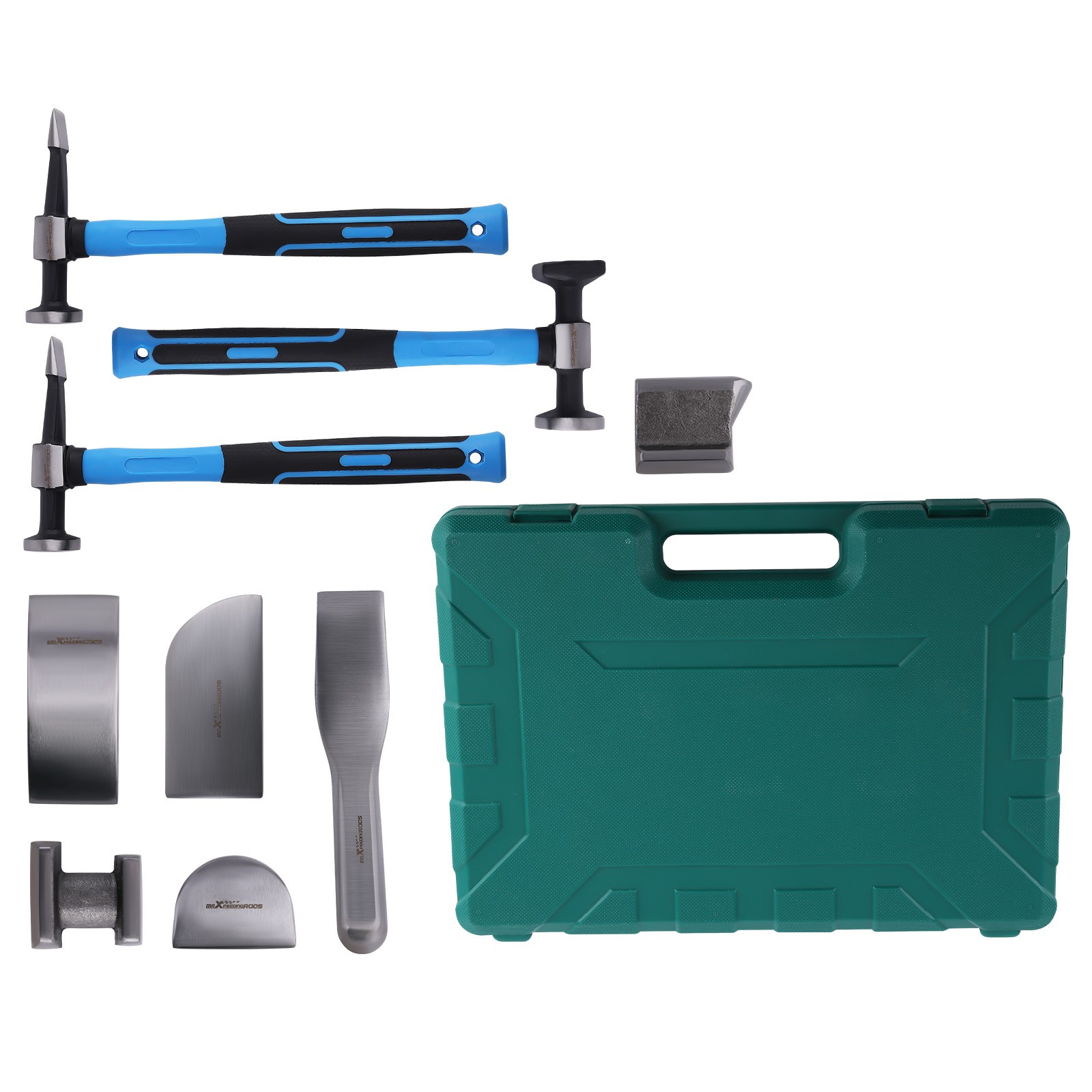 9 * Auto Body Panel Fender Hammer Dolly Kit Sheet Metal Repair Tool Kit New