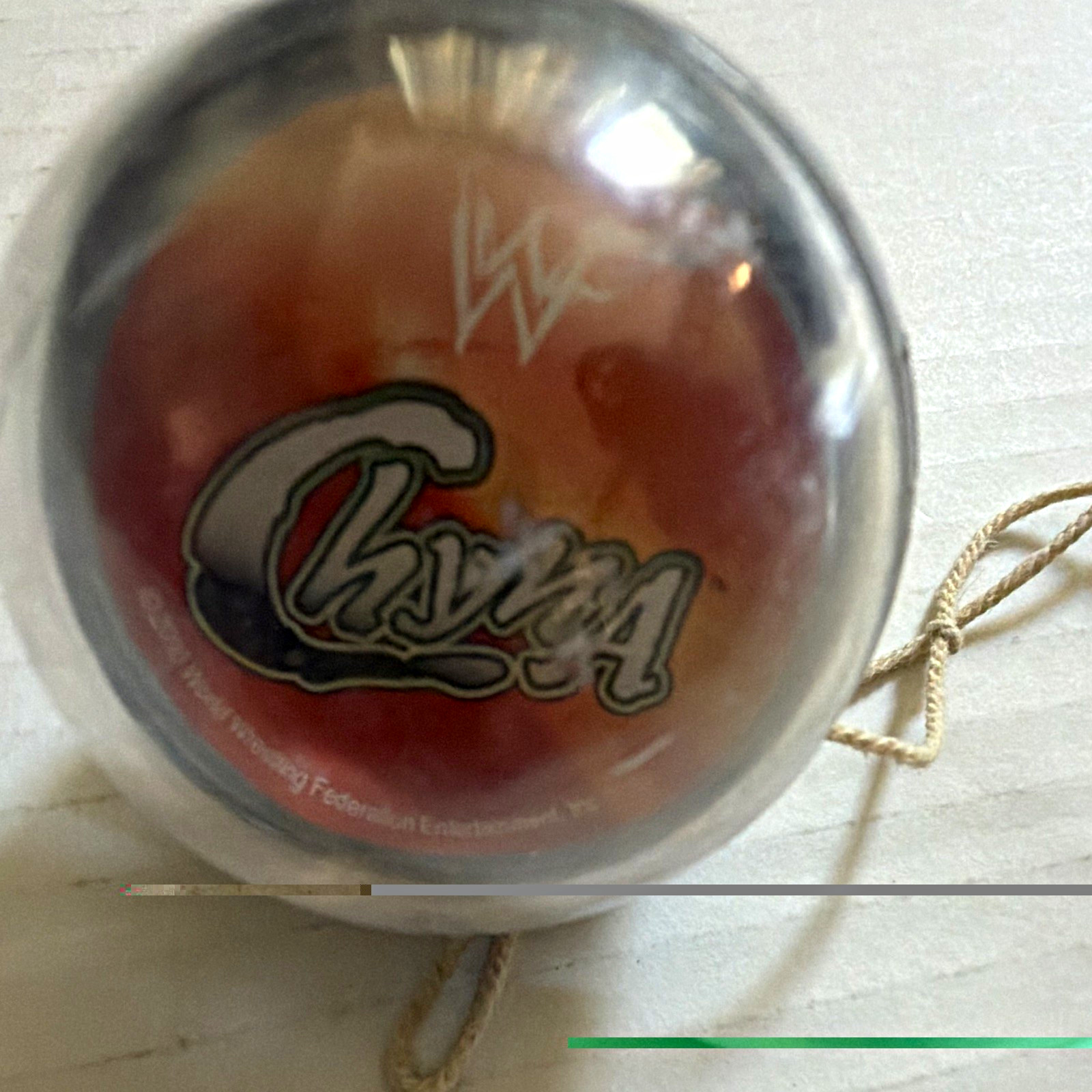 WWE Chyna 2000 Vintage Yo-Yo Collectible Toy, impossible to find