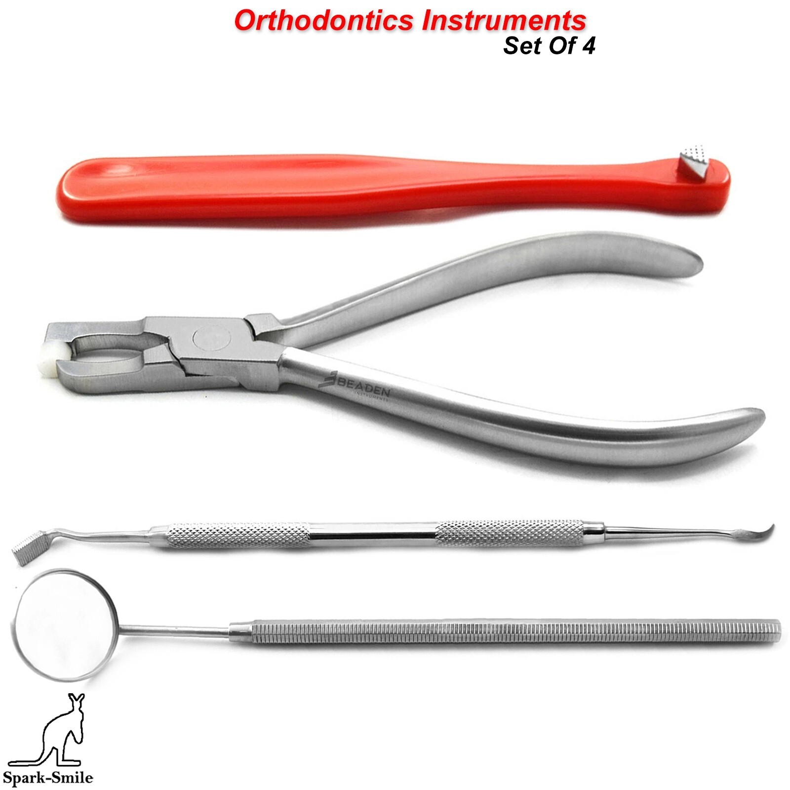 Orthodontic Bracket Removing Plier Ortho Bite Stick Band Pusher Set Up Kit Tools