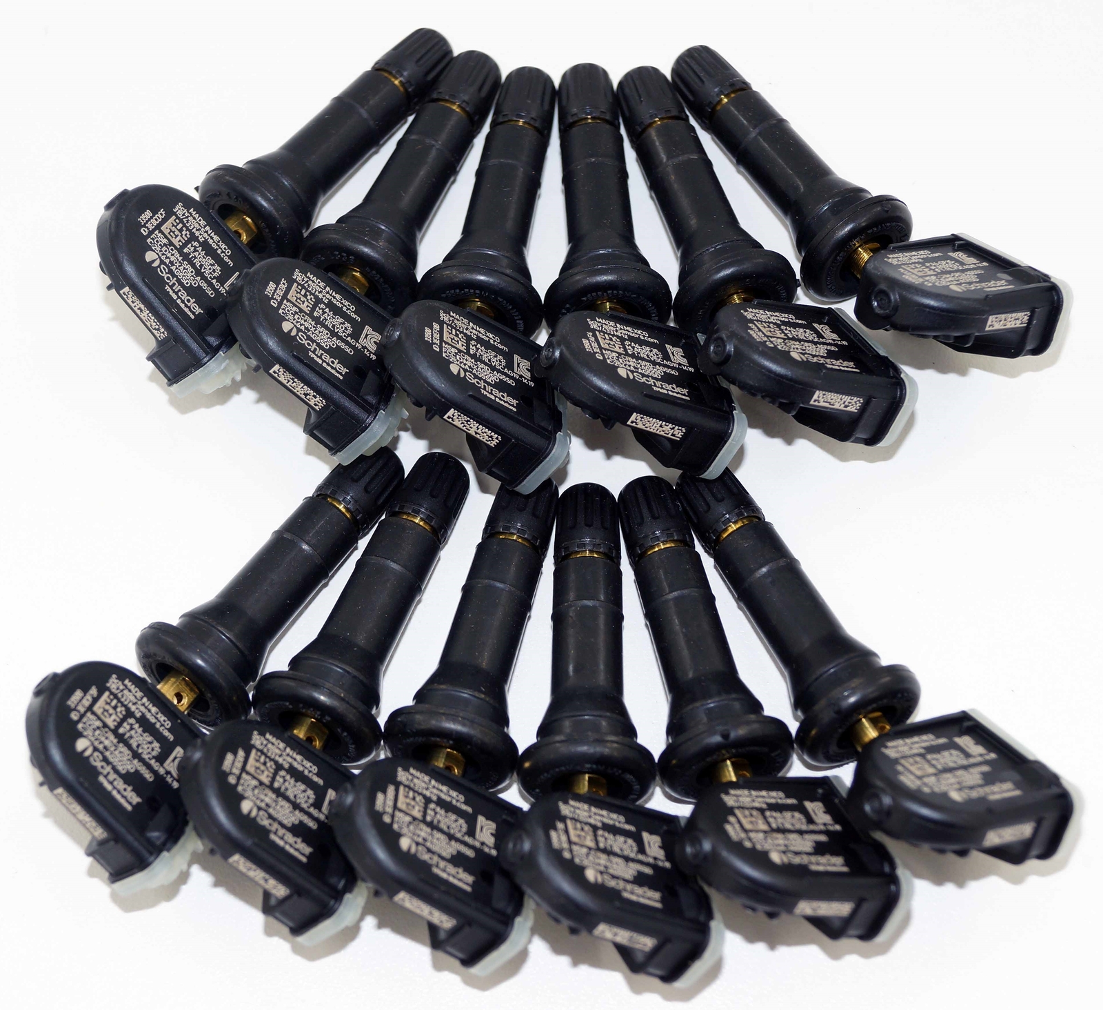 33500 Schrader TPMS Sensor Snap-In EZ-sensor 12 Pack  Programming Required