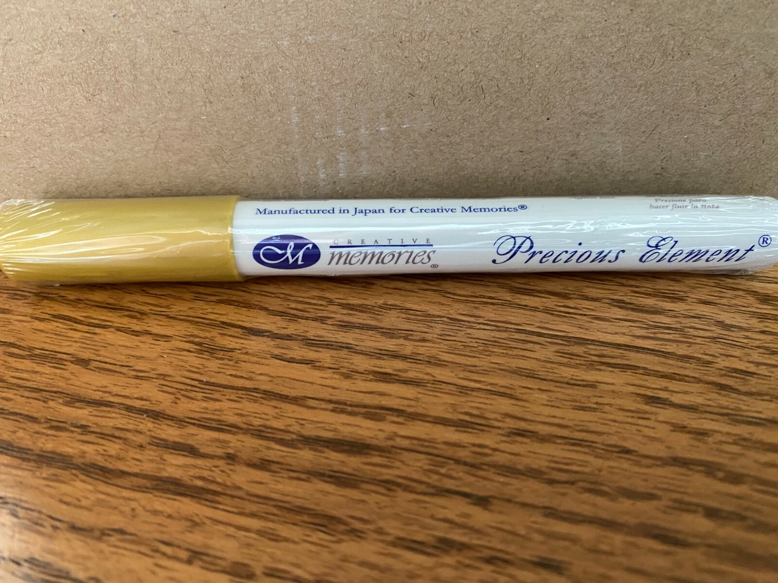 Creative Memories Precious Element Metallic Pen Gold Marker New