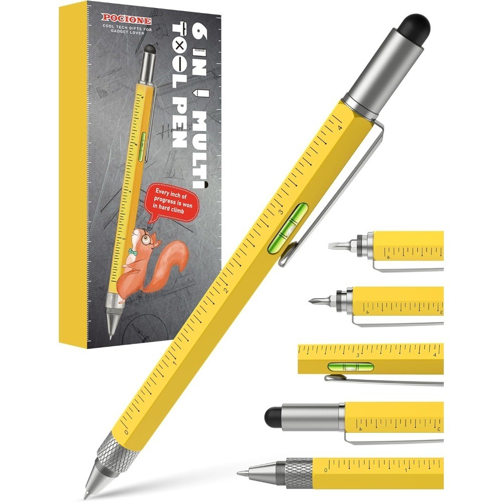 Multitool Pen for Men Christmas Stocking Stuffers Birthday Gifts for Dads