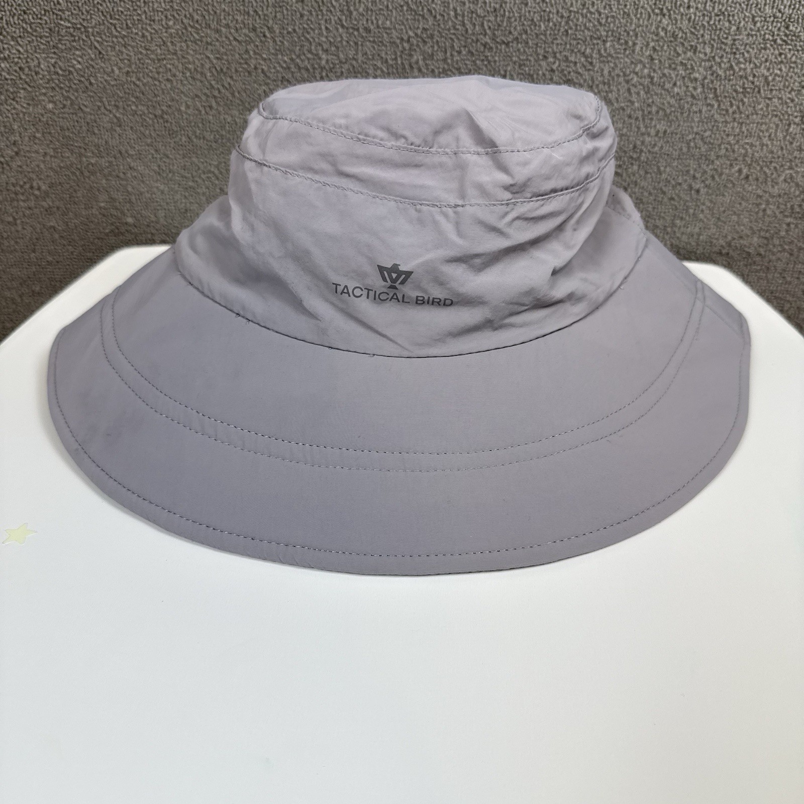 Tactical Bird Wide Brim Sun Hat UV Protection Fishing Hiking Boonie Gray L/XL