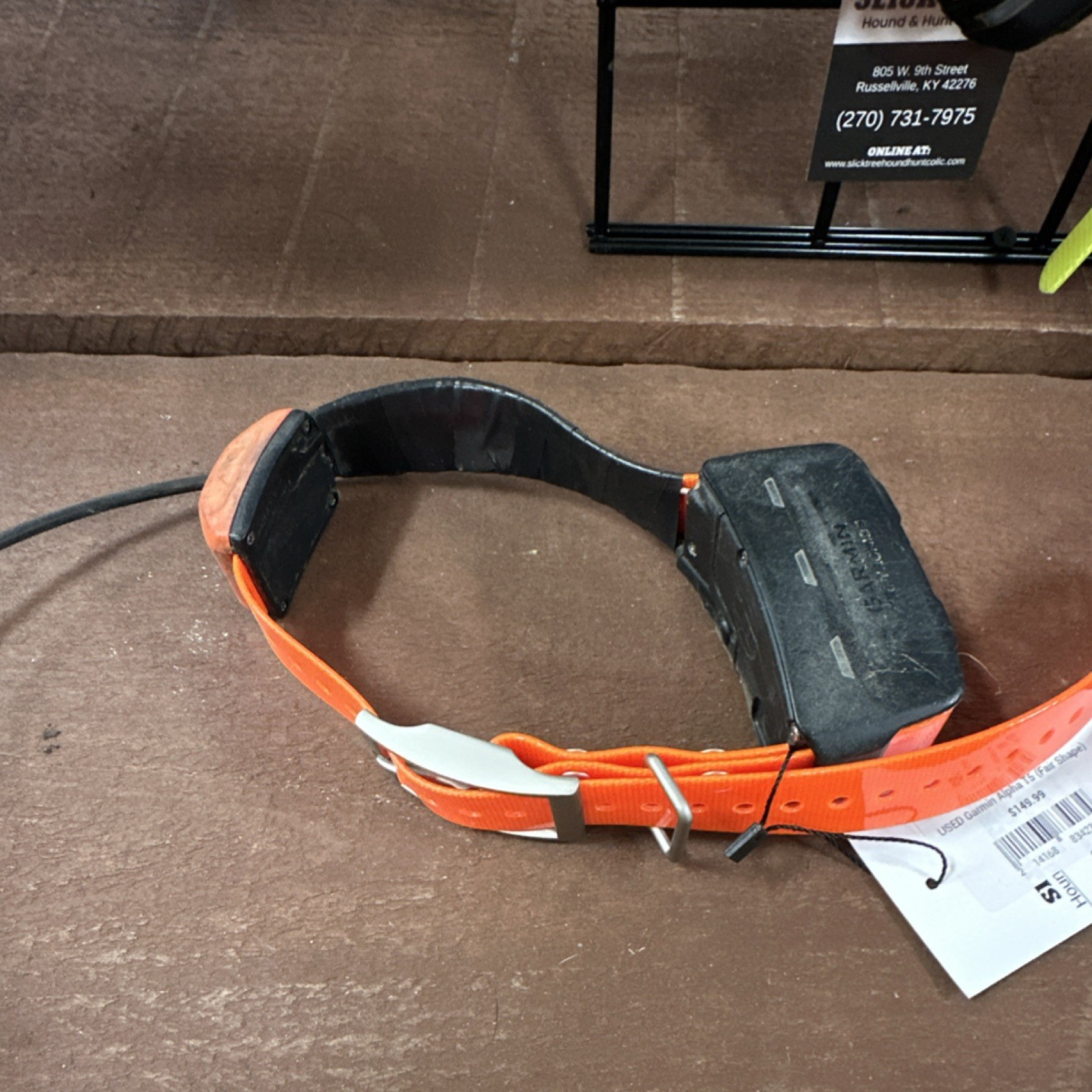 Garmin Alpha T5 Remote Training System Dog Tracking Collar Orange/Black