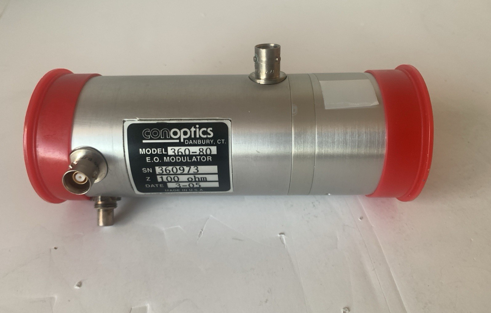 ConOptics 360-80 Electro-Optic E.O. Modulator 100 Ohm Pockels Cell  Modulator