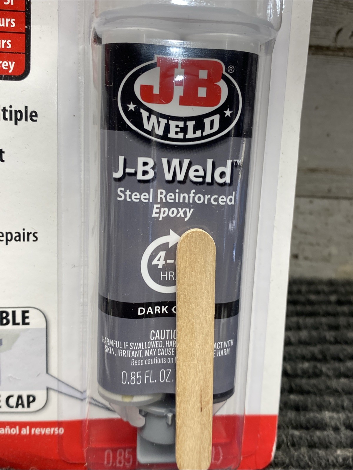 J-B Weld 50165 25ml Epoxy Syringe, Plain