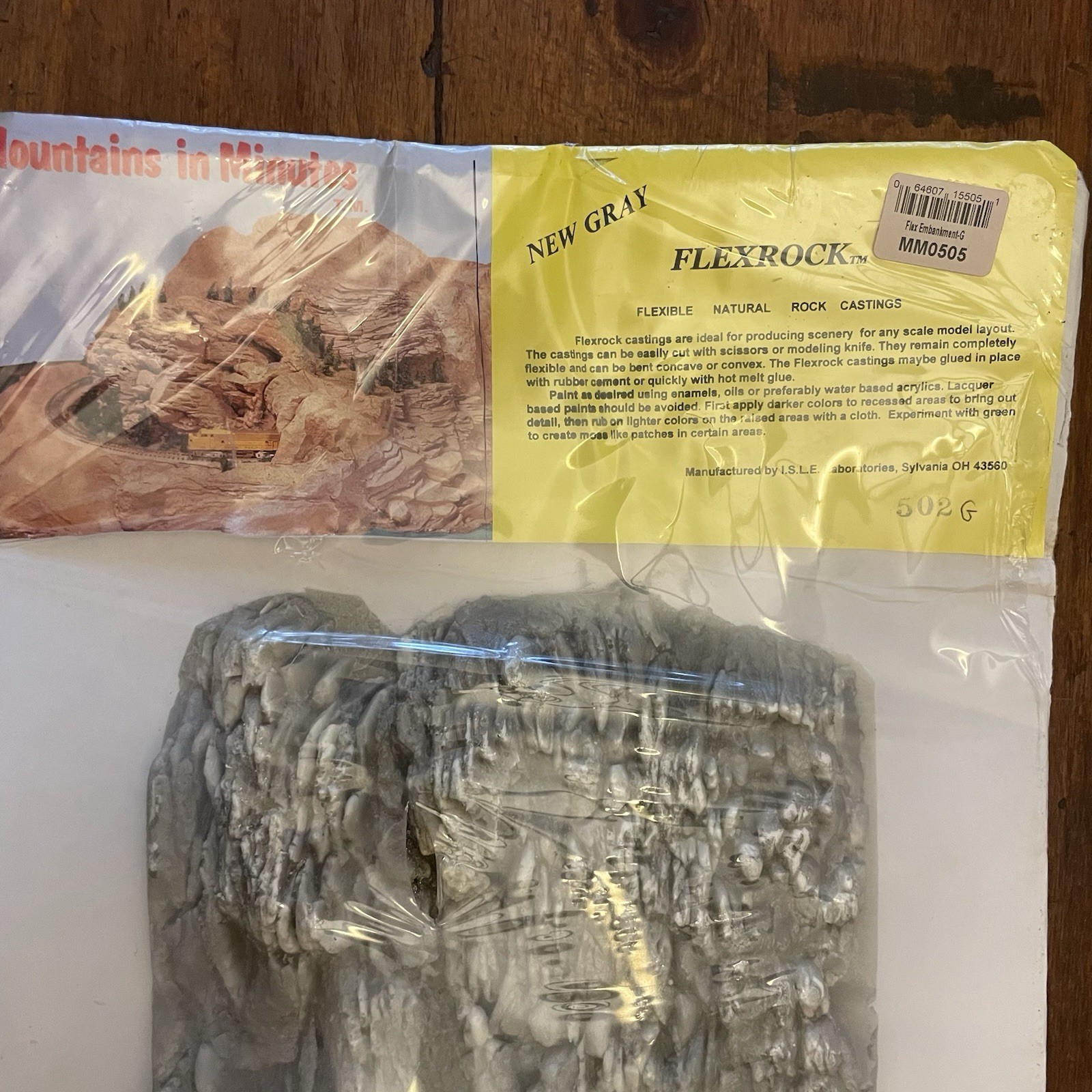 Flexrock #502G Mountains in Minutes Rock Casting Multi-Scale