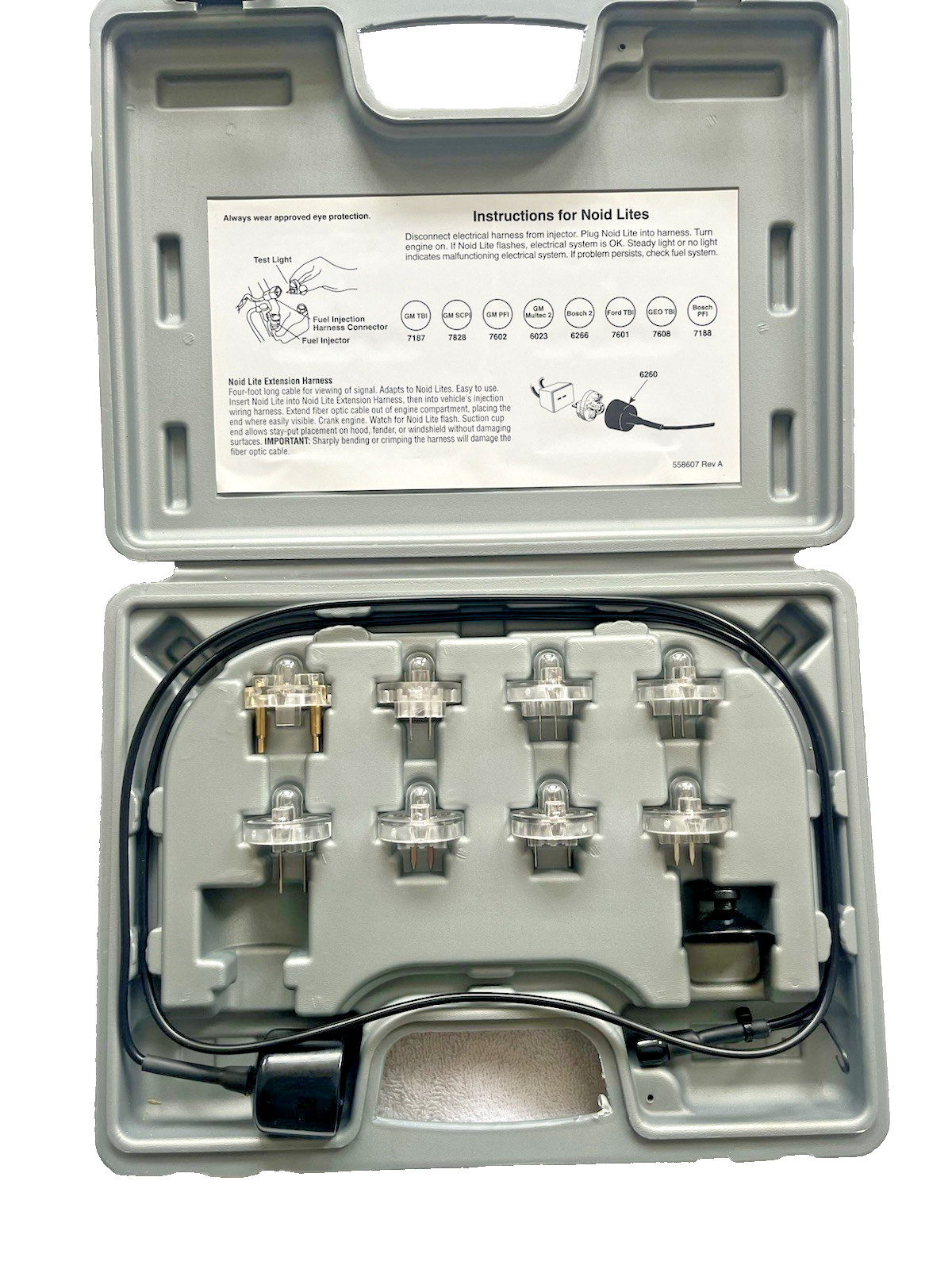 BLUE-POINT FID8838A TBI/EFI INJECTOR HARNESS TESTER KIT (COMPLETE)TT372