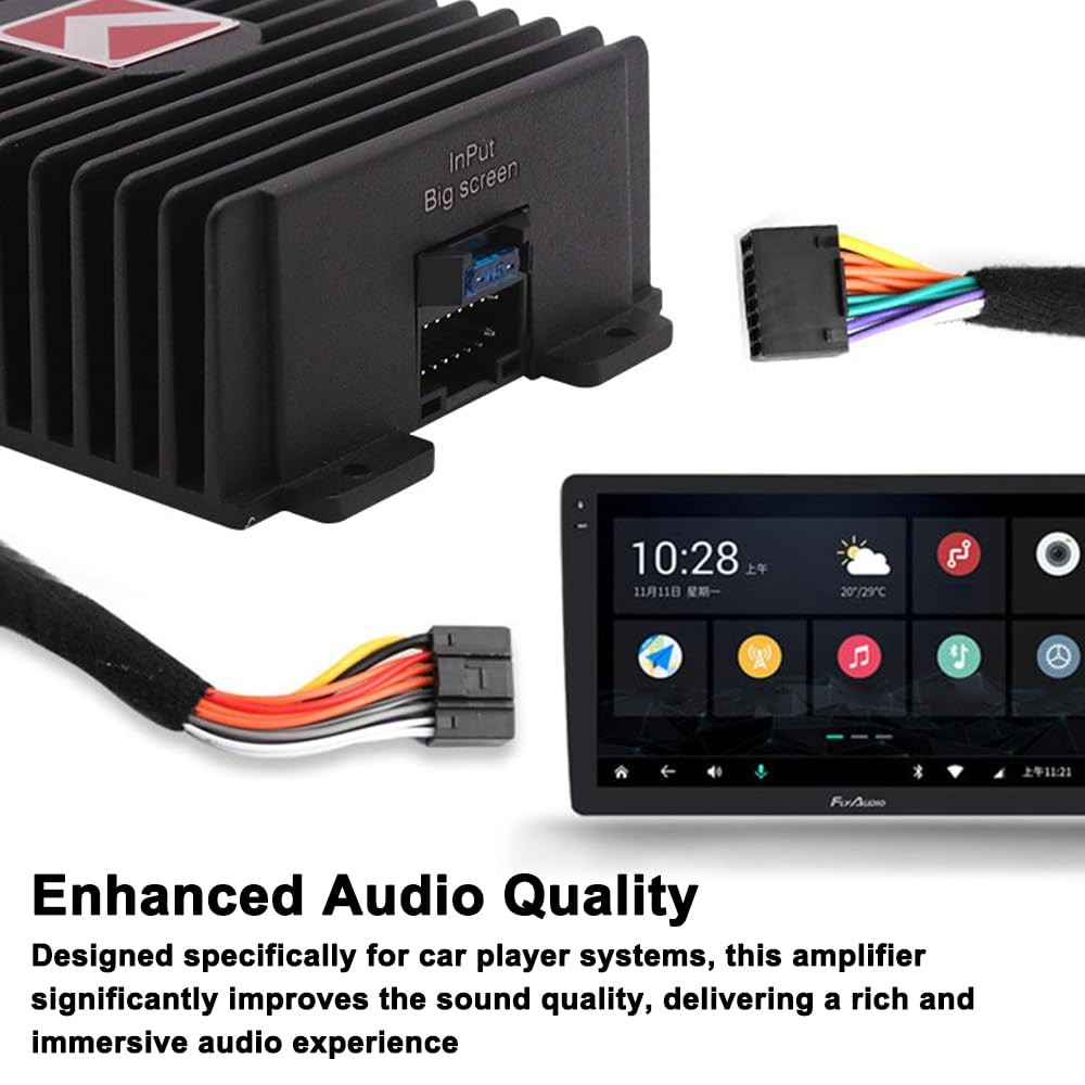 GoolRC 4-Channel Full-Range Amplifier, 80Wx4 Audio Modification Power...