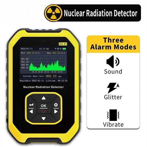 Portable Nuclear Radiation Detector GM Geiger Counter β γ X-Ray Dosimeter