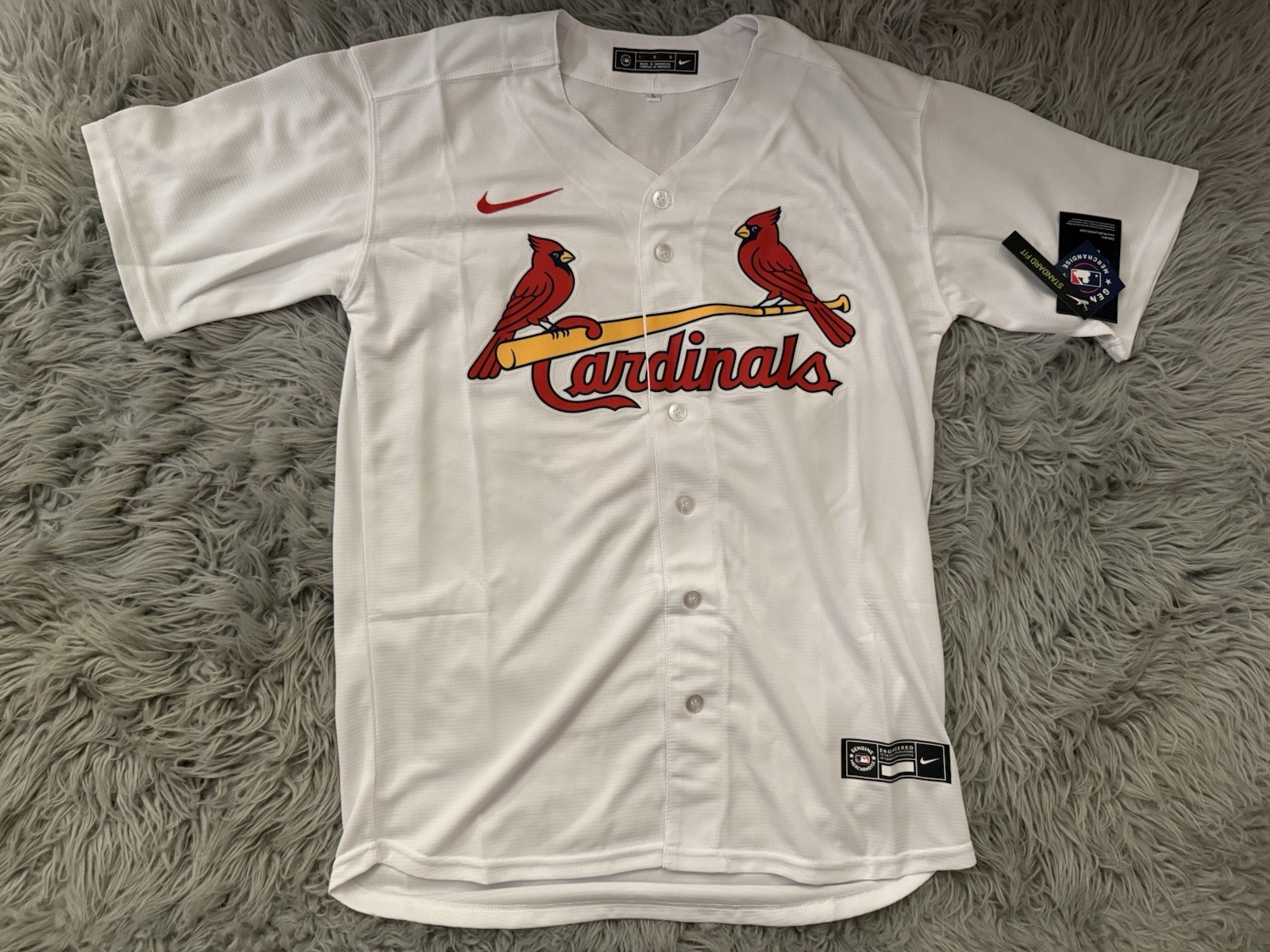 Masyn Winn #0 St Louis Cardinals Jersey Men’s Large White