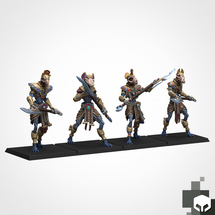 Armies of the Sand - Tomb Shabtis x 4 Kings Chosen
