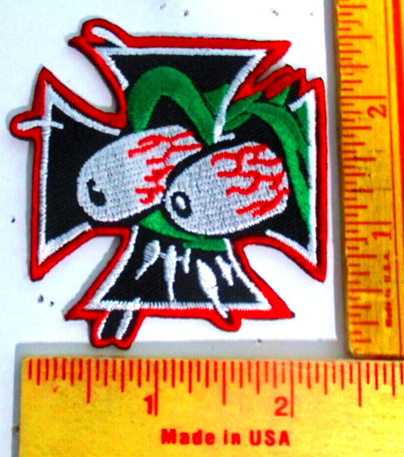 Rat Fink patch vintage collectible old Roth garage pinback hotrod memorabilia