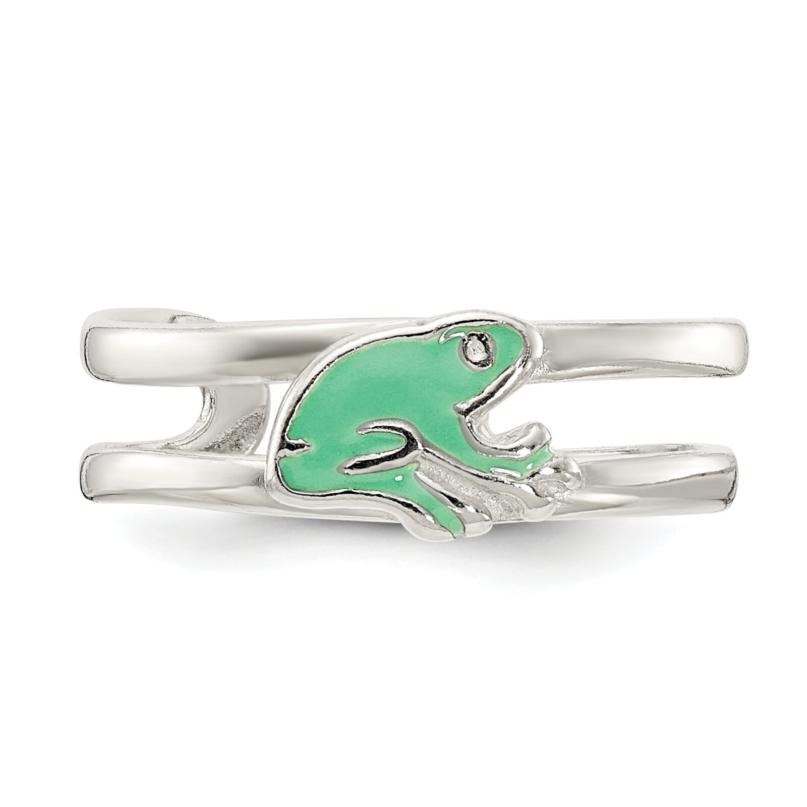 Sterling Silver Frog Toe Ring