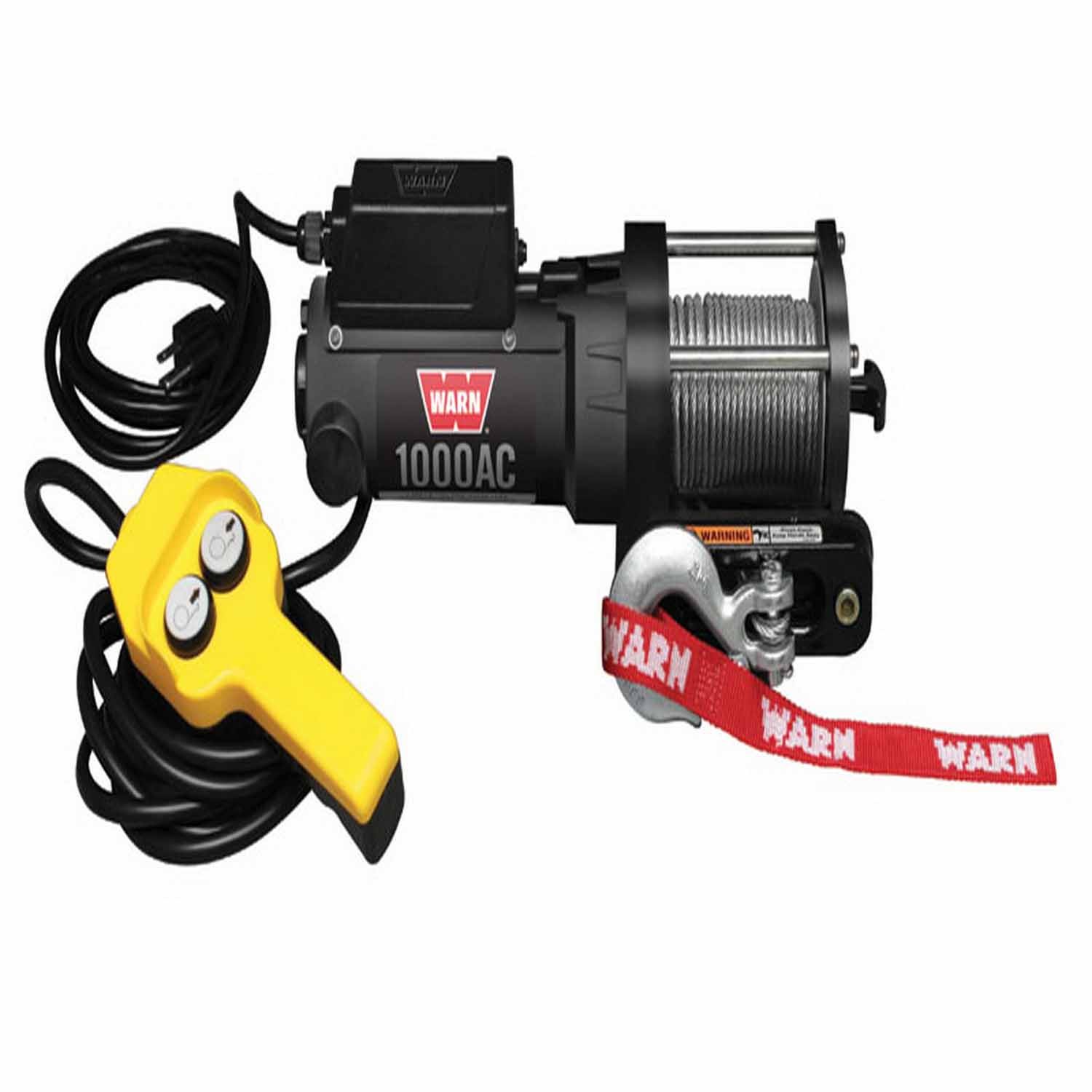 Warn 80010 Portable Utility Winch 120-Volt Electric 1000 lb Line Pull Capacity