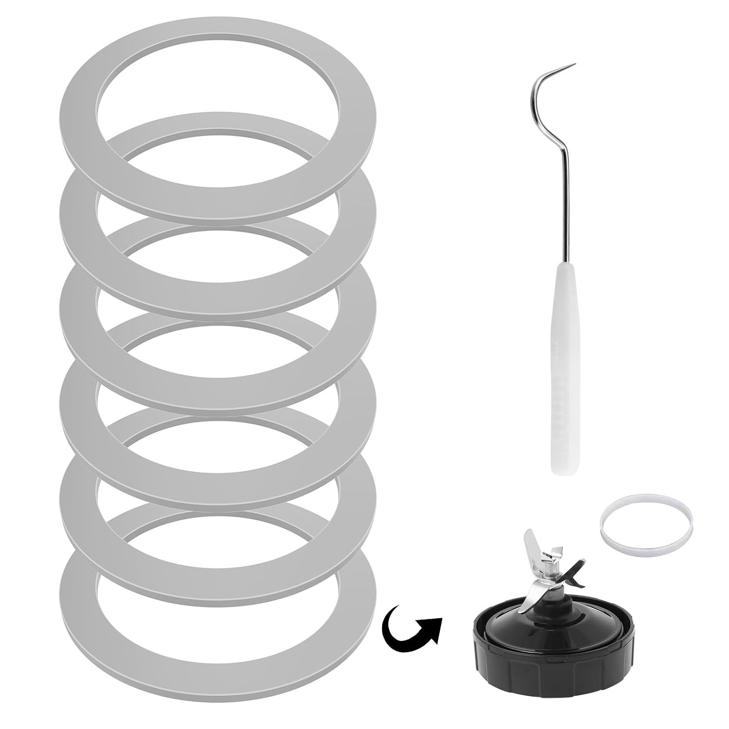 6 O-Ring Gaskets & Installation Tool for Os*terizer: Leak-Proof Efficiency