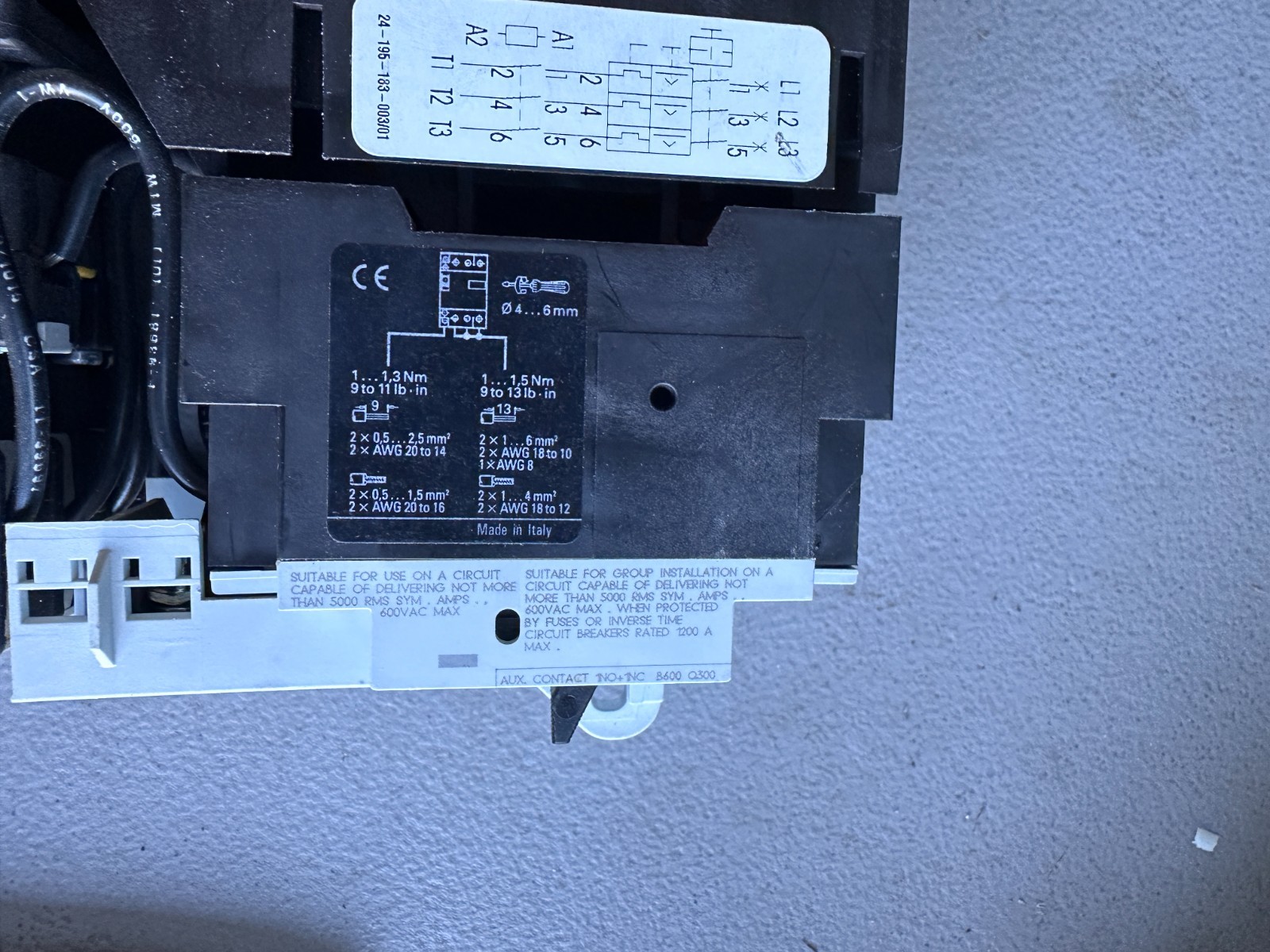 Siemens 3VH1332-1MG Modular Motor Controller w/3TF32 Contactor