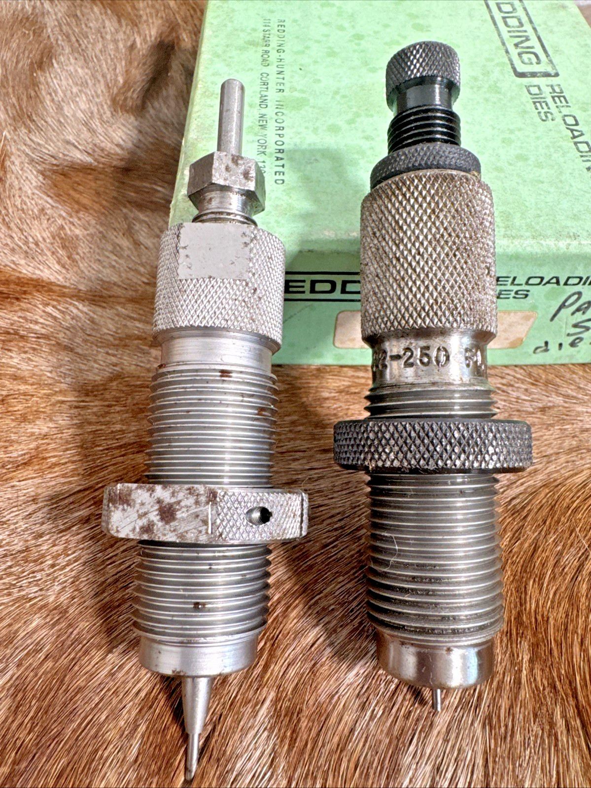 Reloading Dies Mixed Box Redding 22-250 FL A77 & Hornady 22 Cal NS Redding Box
