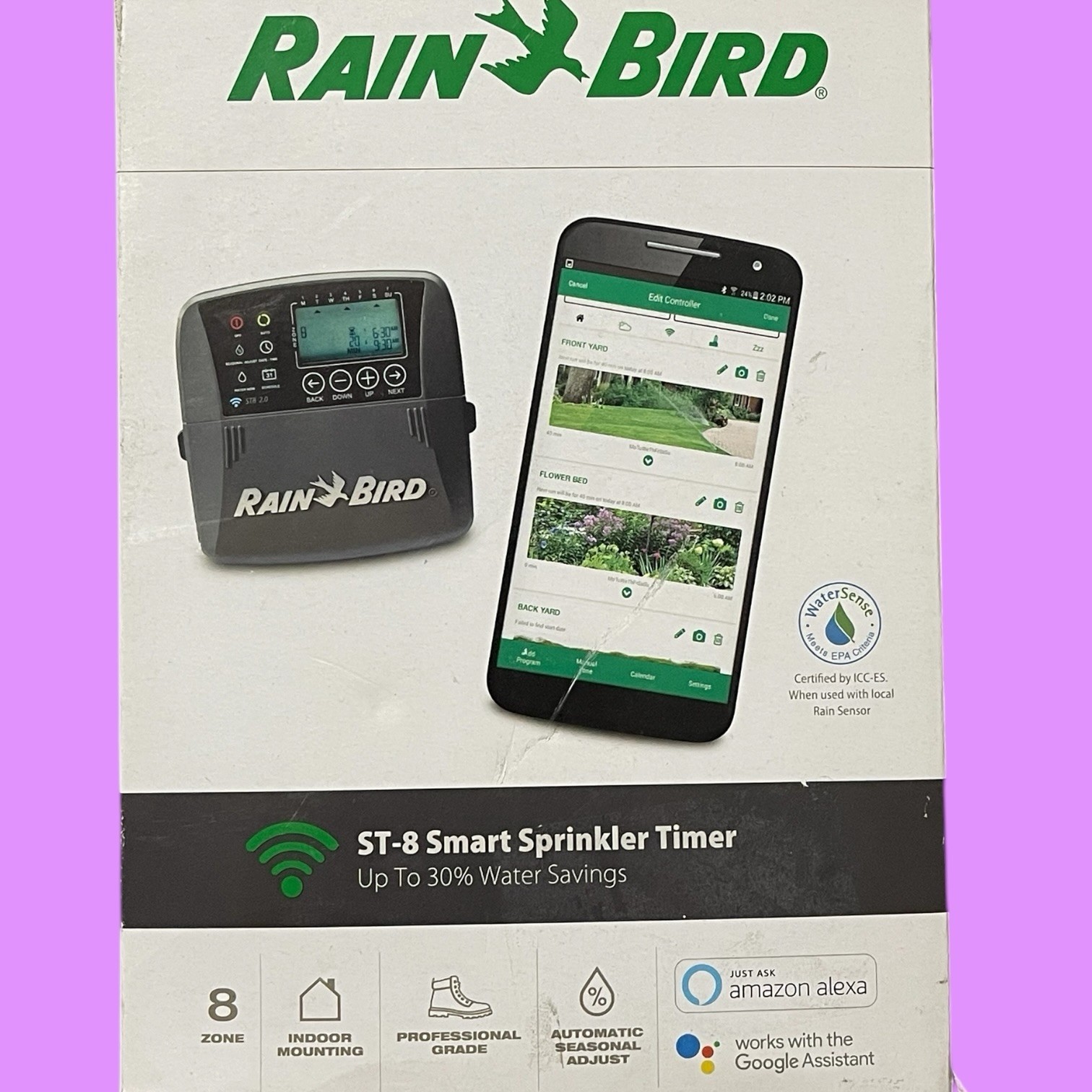 Rain Bird ST8I-2.0 8-Zone Indoor Irrigation System Controller (US)
