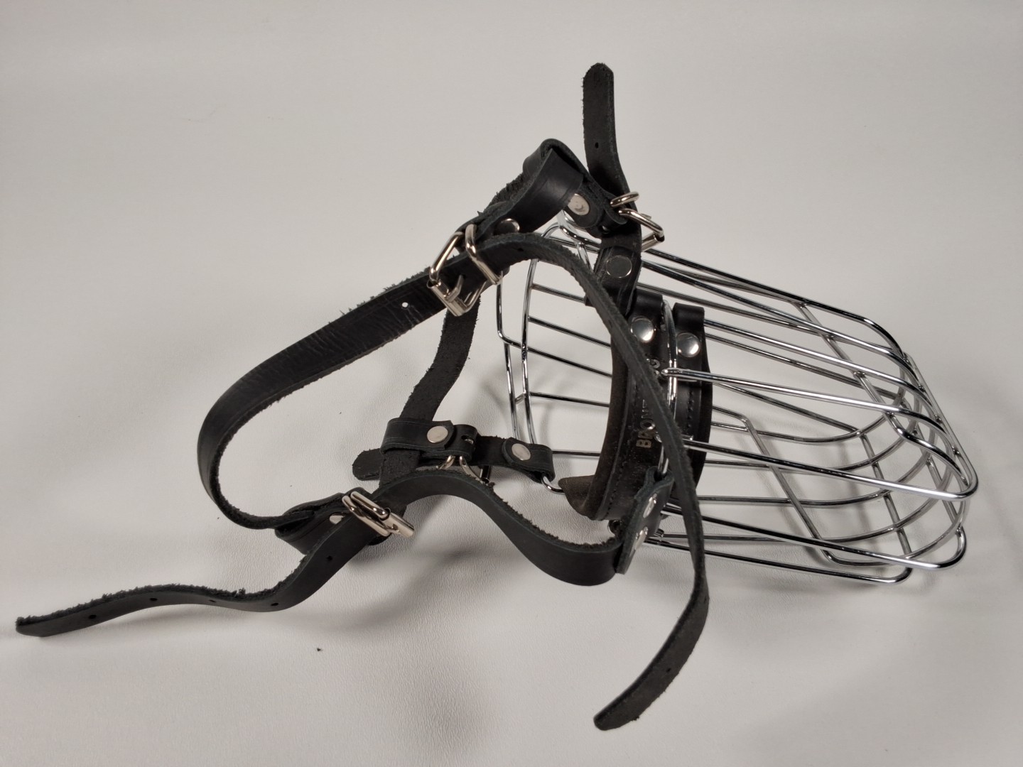 Dog Muzzle German Shepherd Medium Large Dogs Adjustable Durable Metal Basket