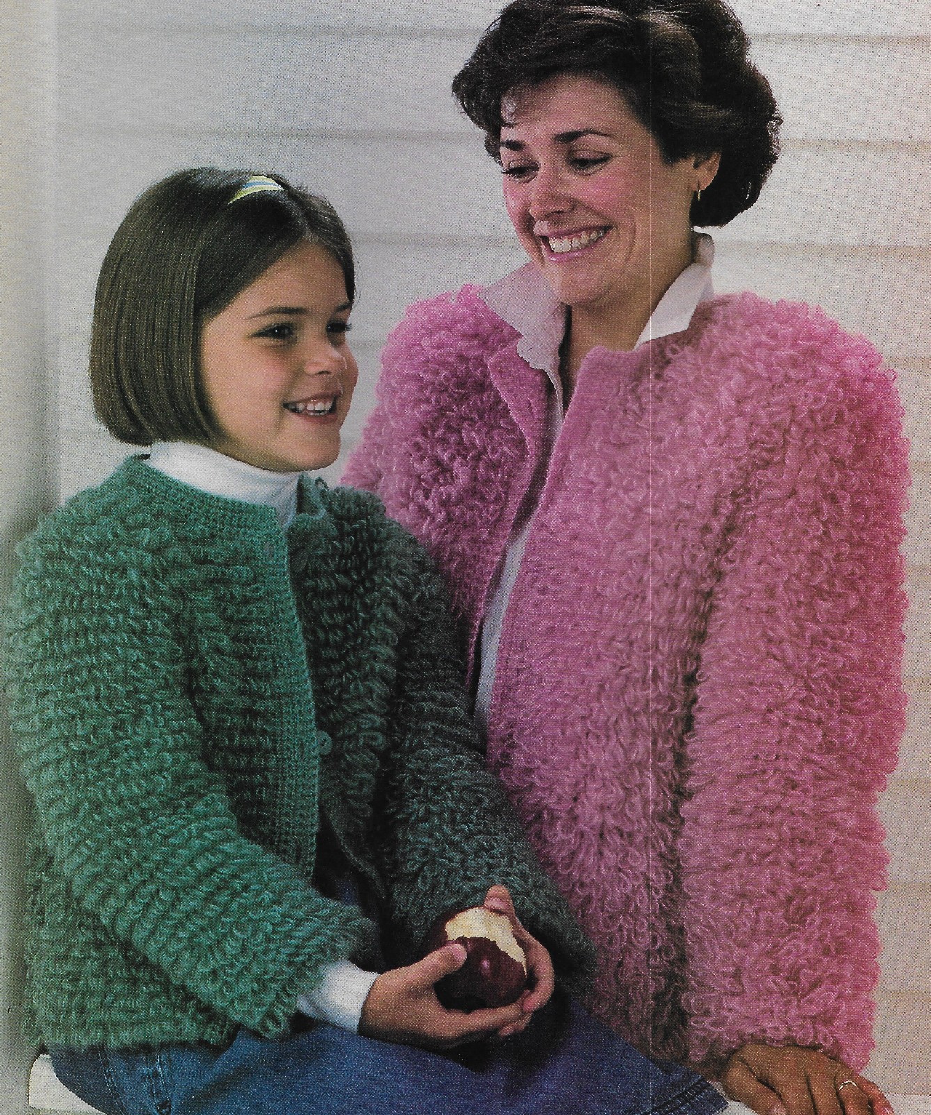 Mother & Daughter Jackets crochet pattern instructions