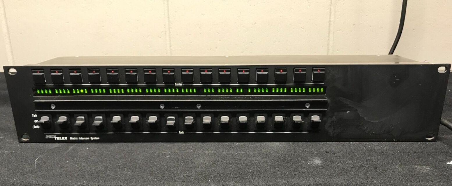 RTS EKPD96-8 Telex Matrix Intercom Control Panel System with Power Cord