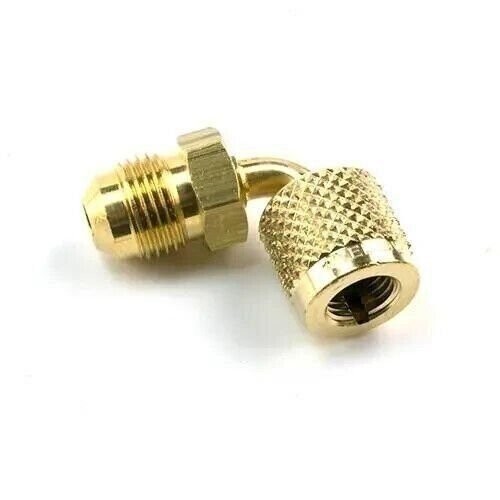Yellow Jacket 19202 1/4" Female Qc 90 ° X 3/8" Male Flare
