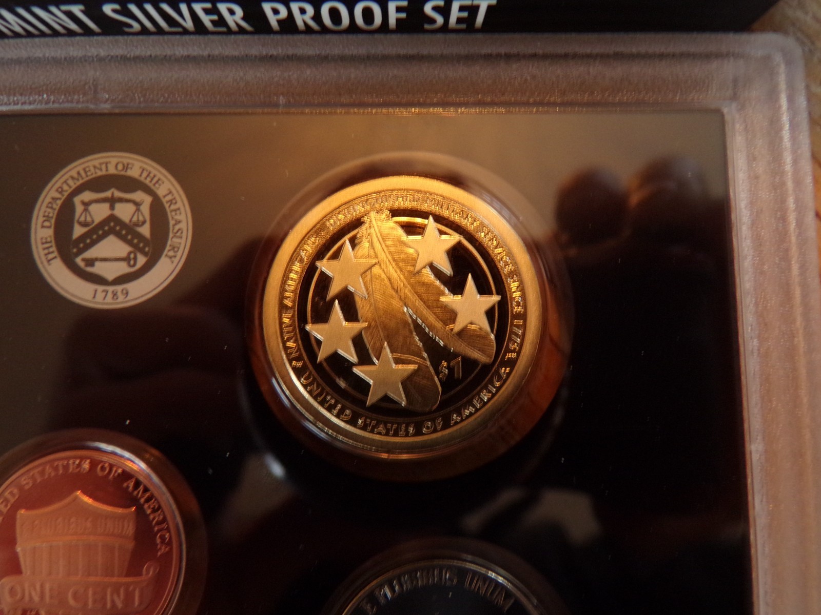 2021 s United States Silver Proof 7 coin Set.