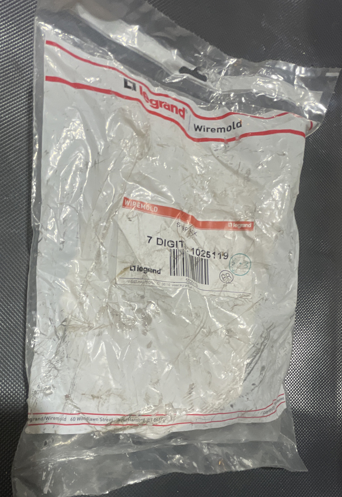 Wiremold Subpack 7 DIGIT #: 1025119