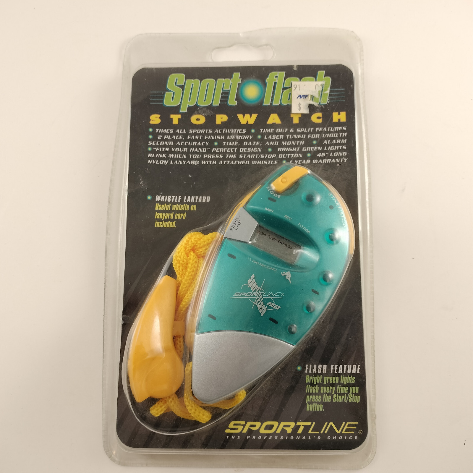 Vintage Sportline Sport Flash - Flashing LIght Digital Stopwatch - NEW -FREESHIP