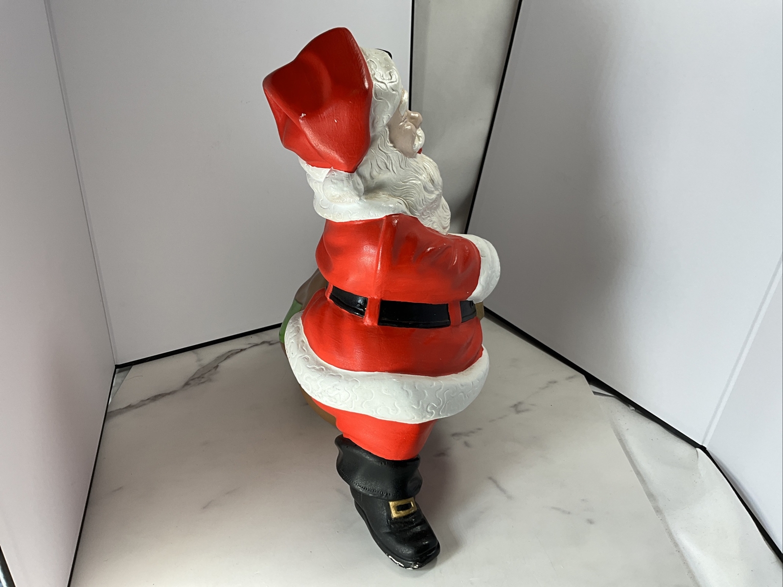 Vintage 1970 Byron Ceramic Santa Planter