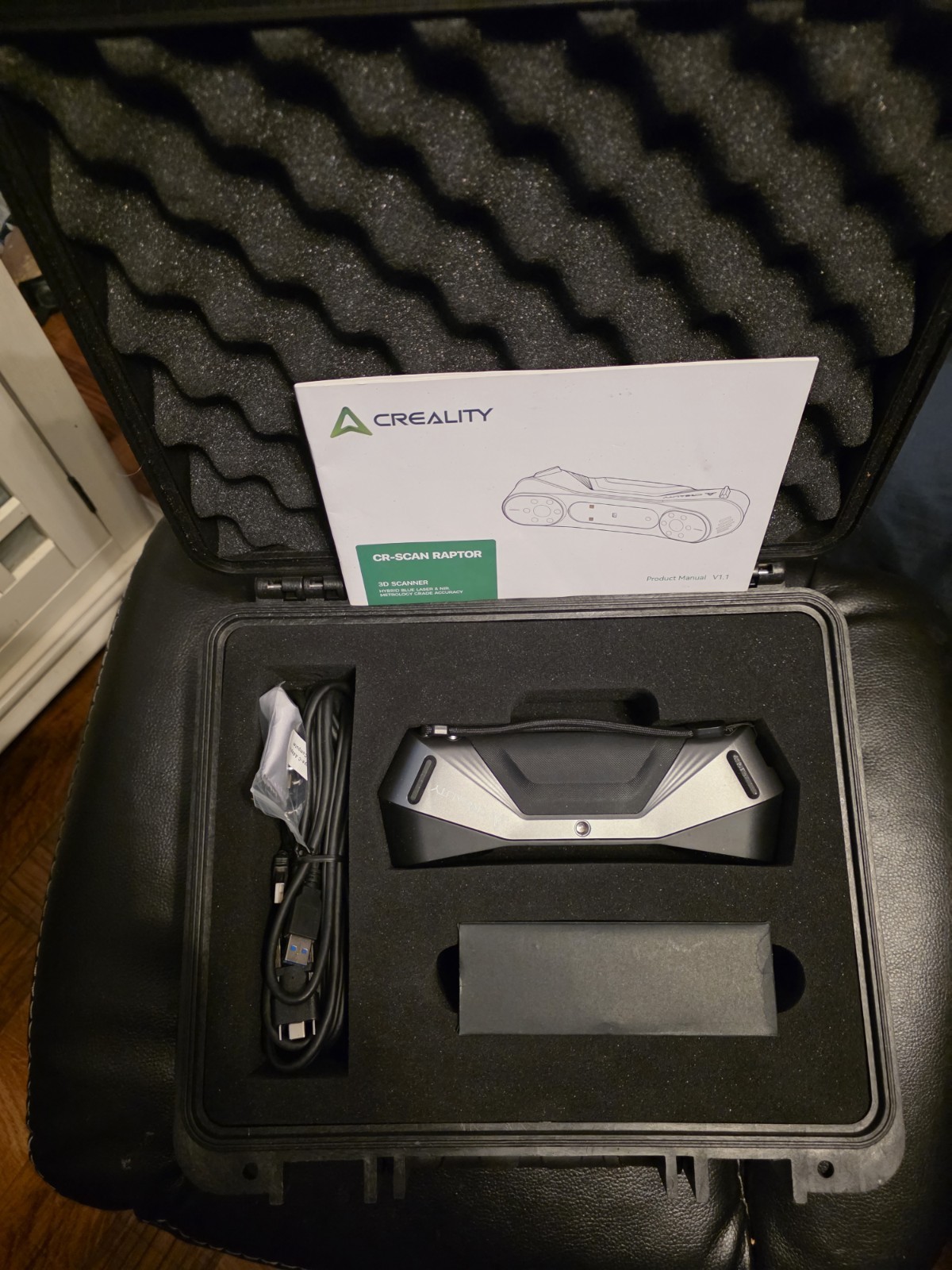 Creality Raptor 3D Scanner 5-2000mm Range 60FPS Blue NIR