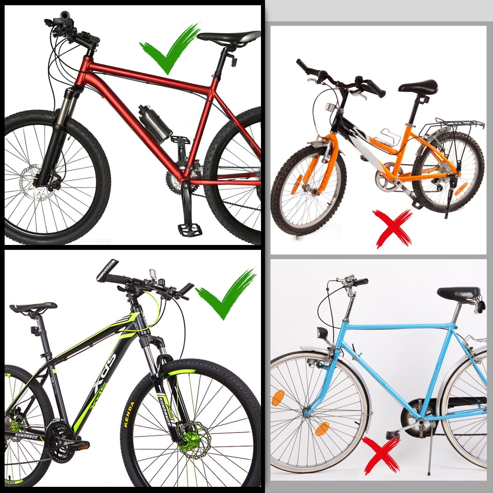 Bike Stem Riser Adjustable Bicycle Handlebar Extender Increases Bar Height Up...